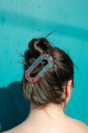 Large Oval Barrette