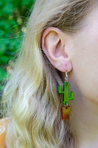 Cactus Earrings