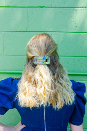 Large Rectangle Barrette