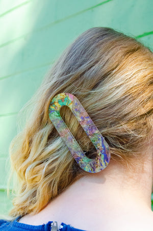 Large Oval Barrette