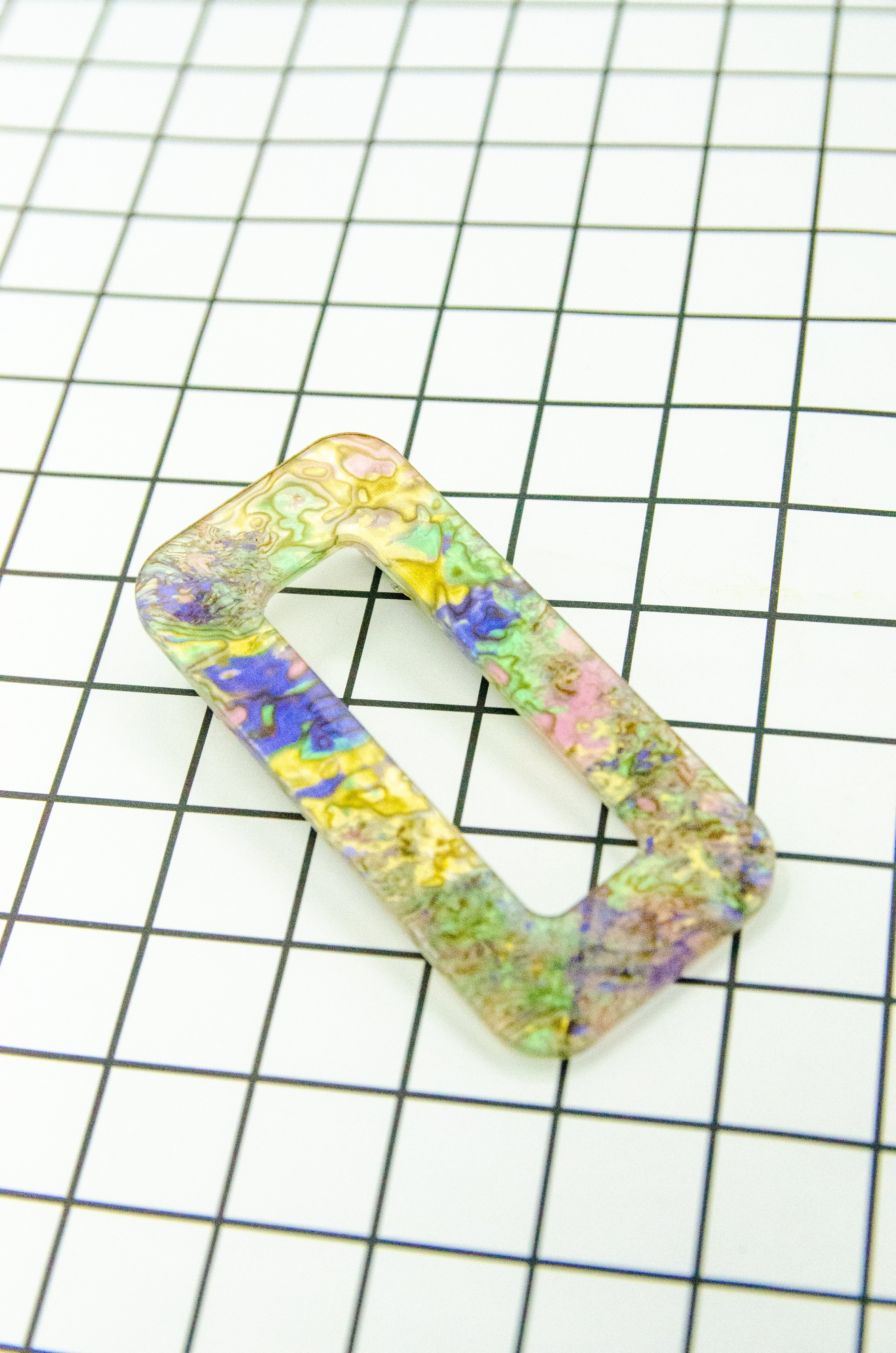 Large Rectangle Barrette