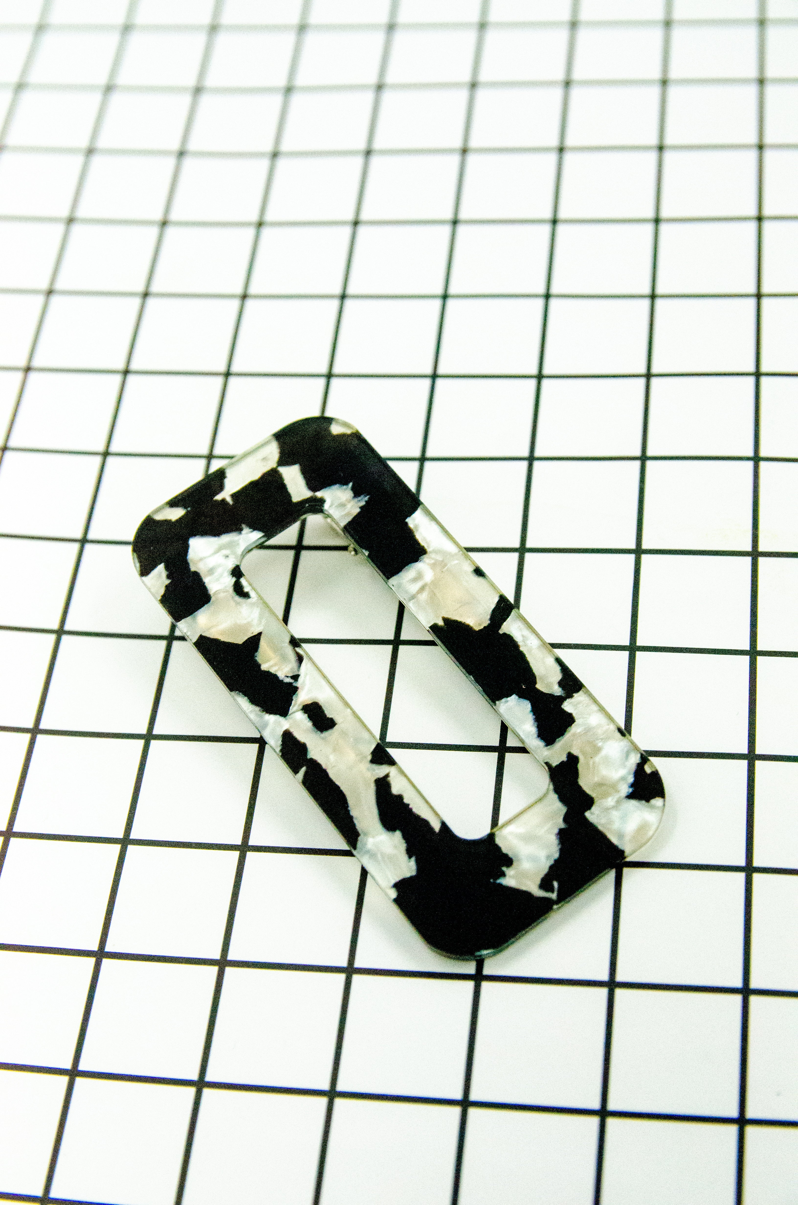 Large Rectangle Barrette