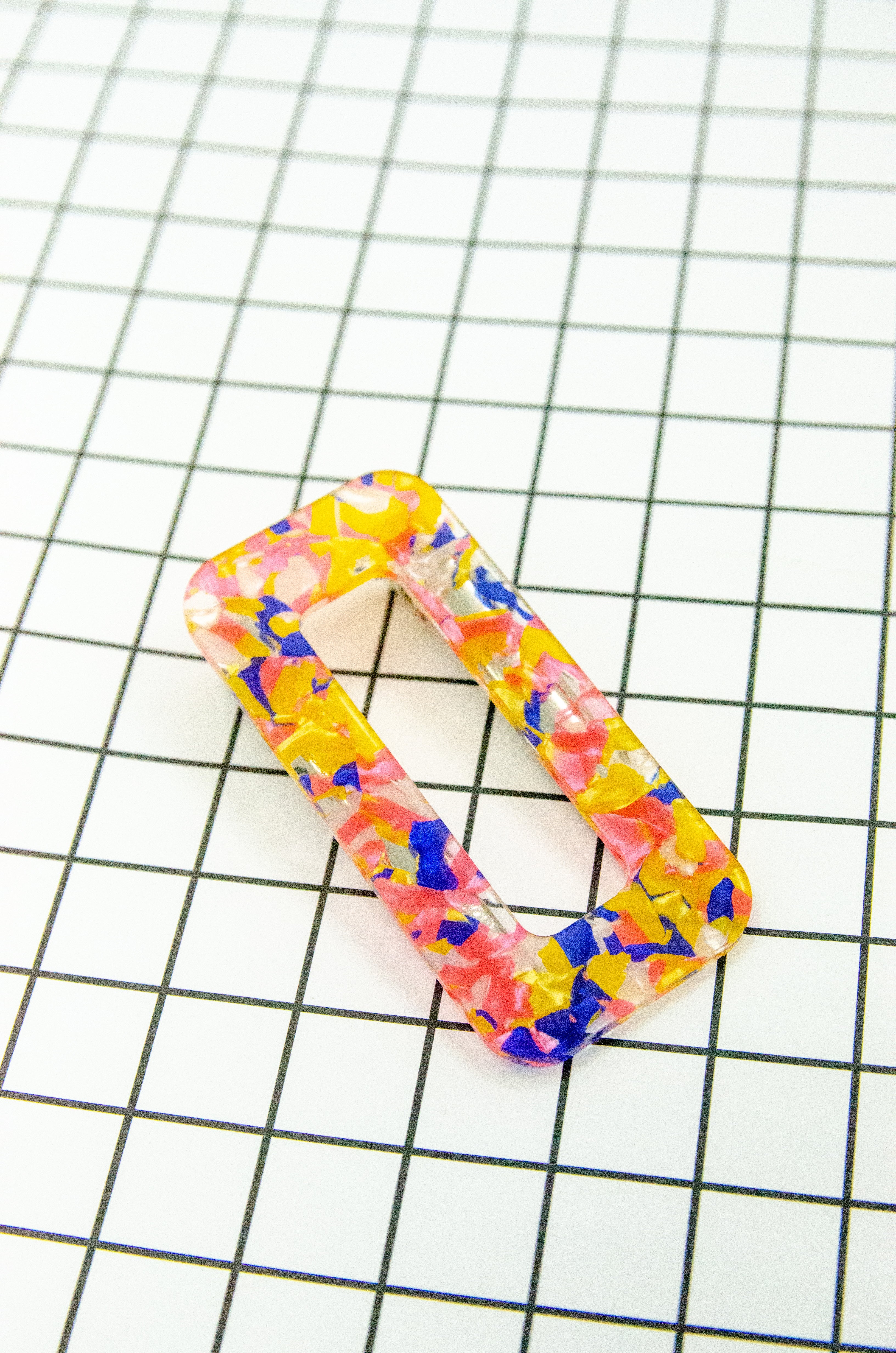 Large Rectangle Barrette